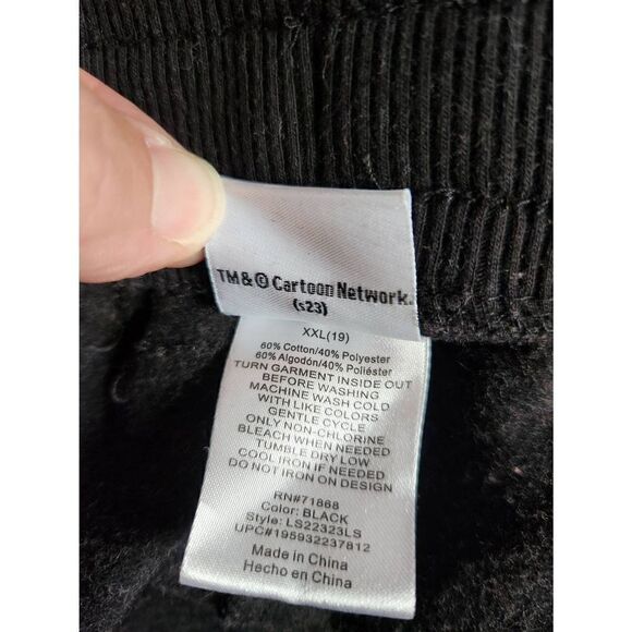 NWOT Cartoon Network the Powerpuff Girls XXL (19) black shorts - Picture 8 of 8